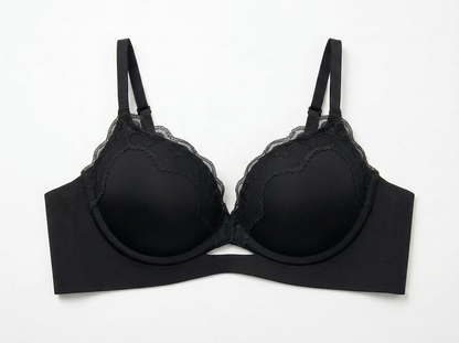 Cream Basic Bra